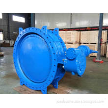 Butterfly Valve Flange Type with Gearbox and Cap